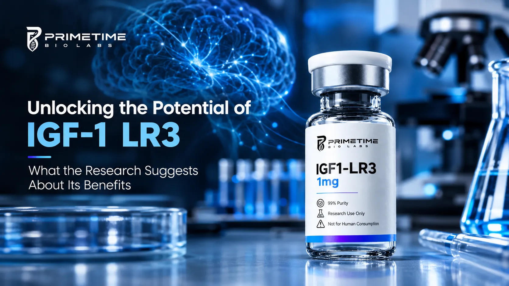 IGF-1 LR3: No Human Trials, No Half-Life